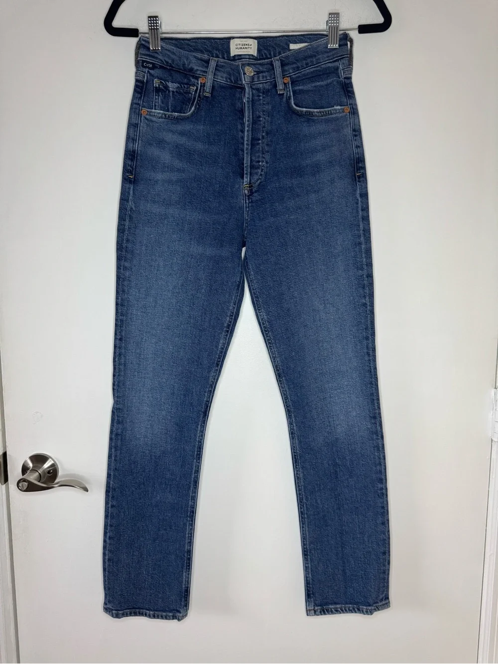 CITIZENS OF HUMANITY charlotte high rise straight jeans Medium Wash Size 25
